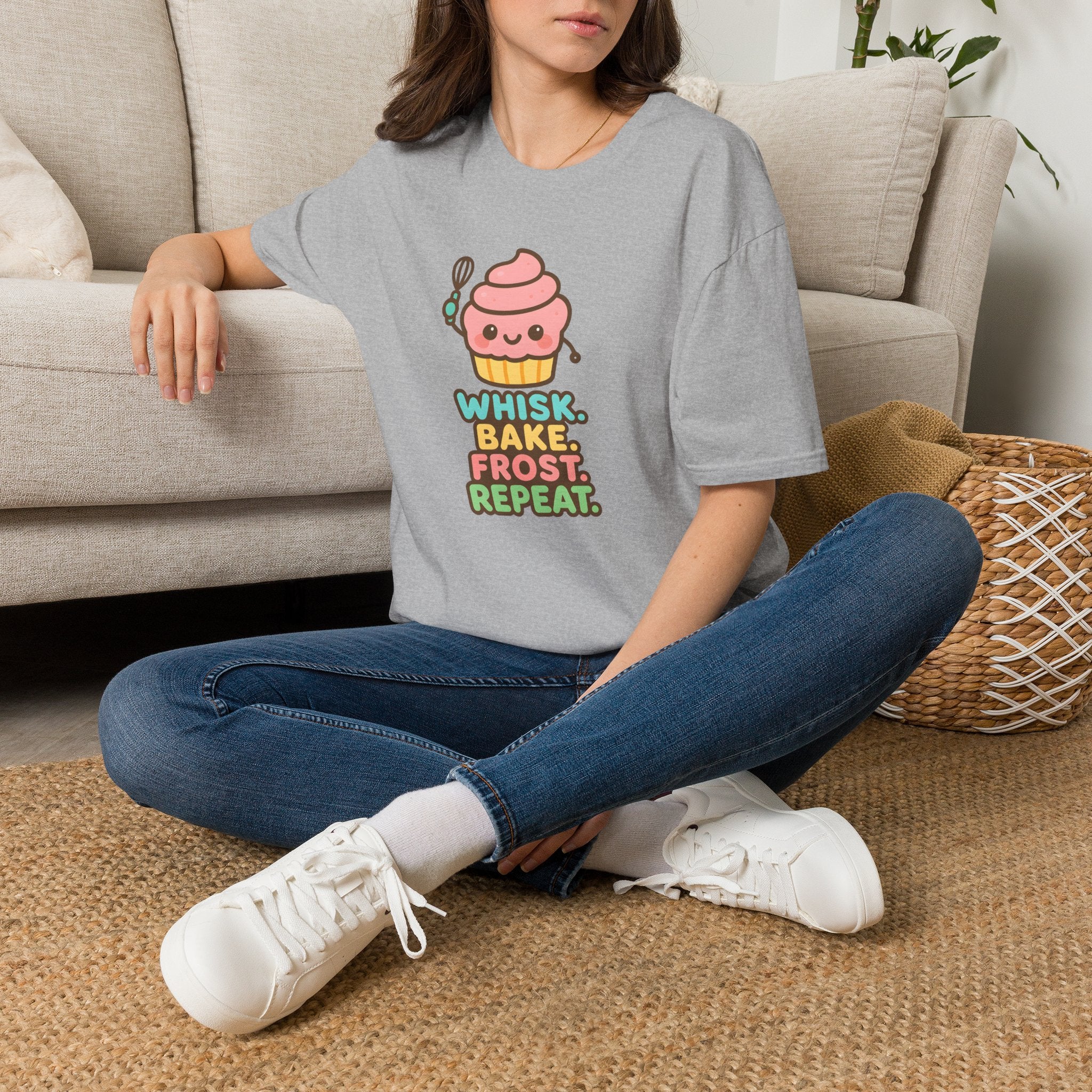 Whisk Bake Frost Repeat T-Shirt