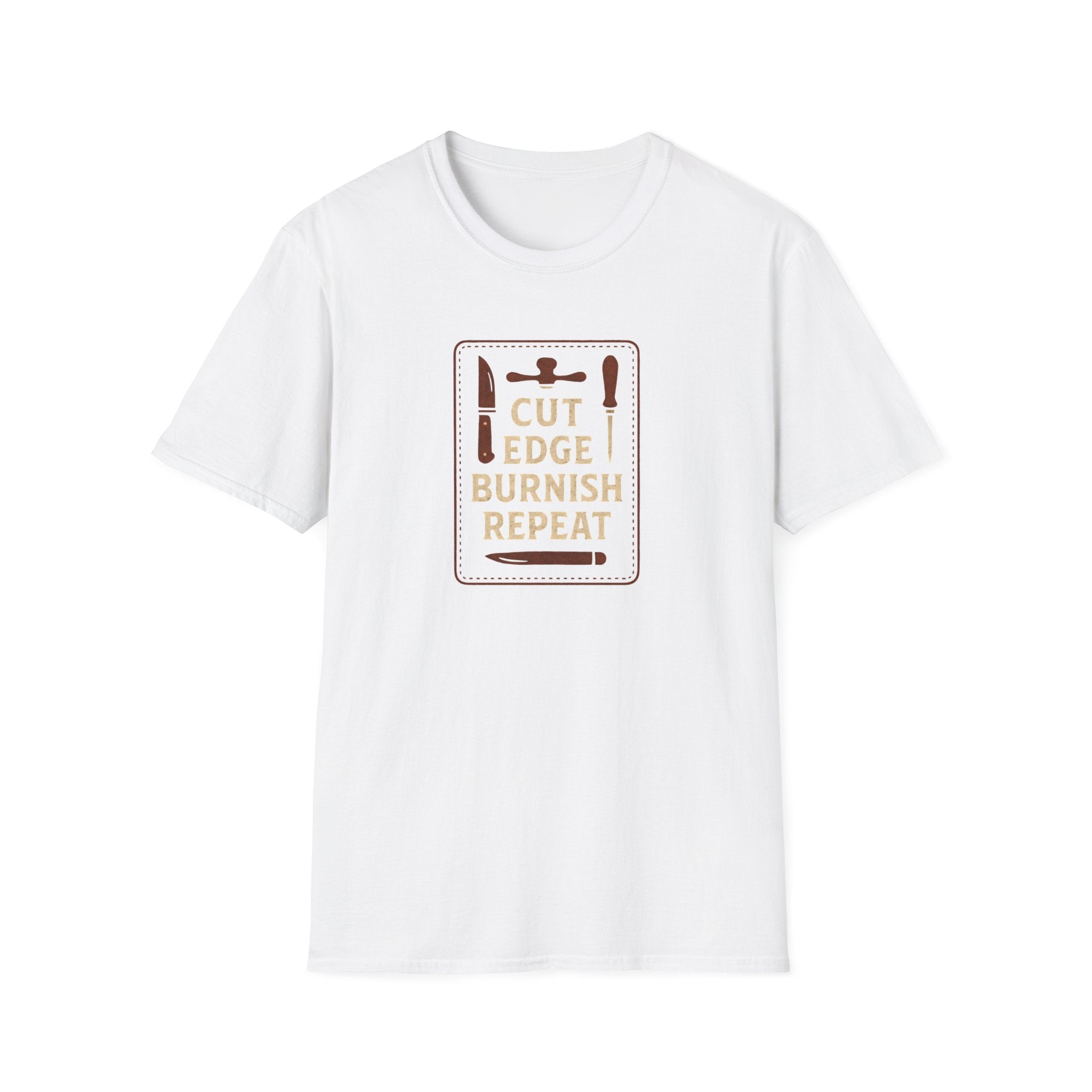 Cut Edge Burnish Repeat T-Shirt