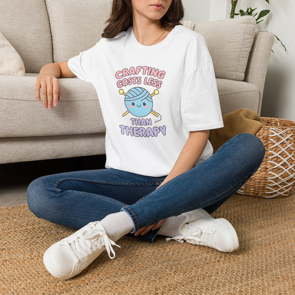 Crafting Cheaper Than Therapy T-Shirt