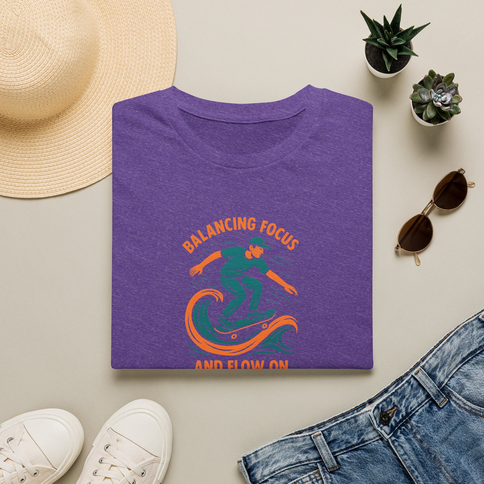 Balancing Focus On Board T-Shirt