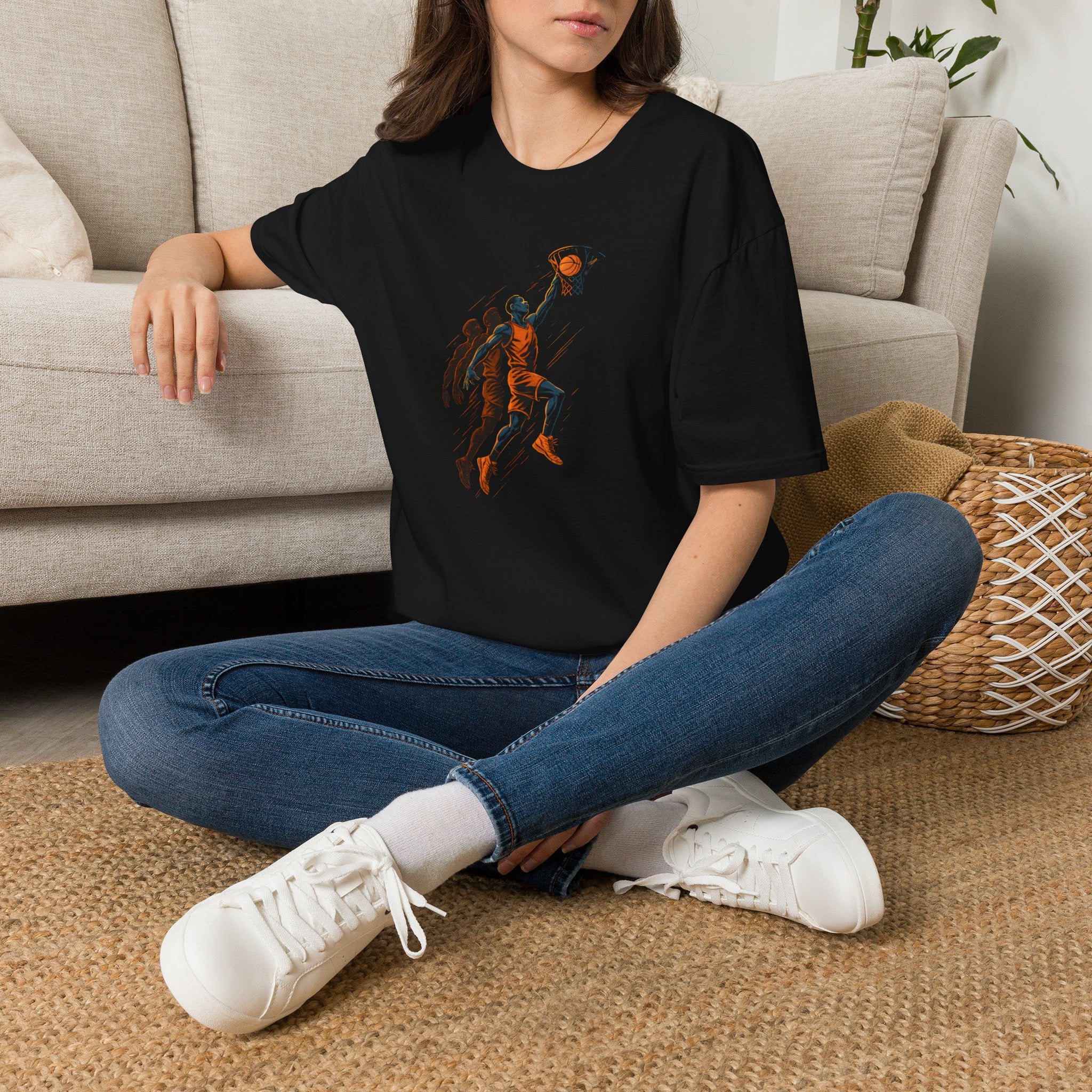 Basketball Dunk Scene T-Shirt