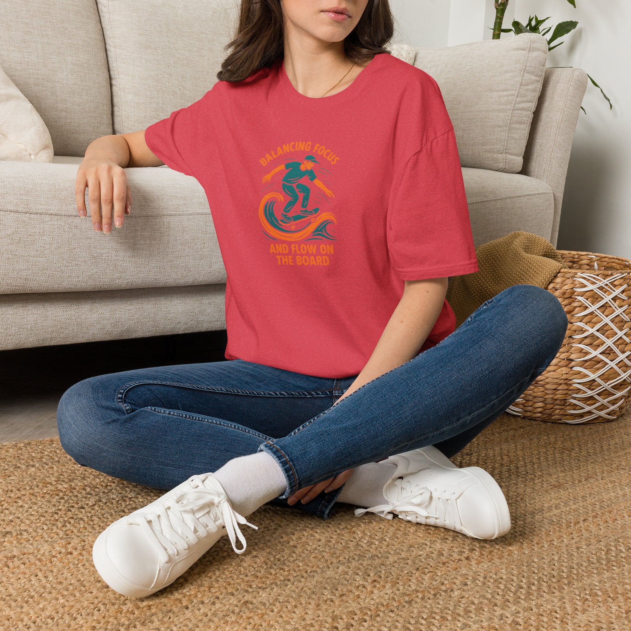 Balancing Focus On Board T-Shirt